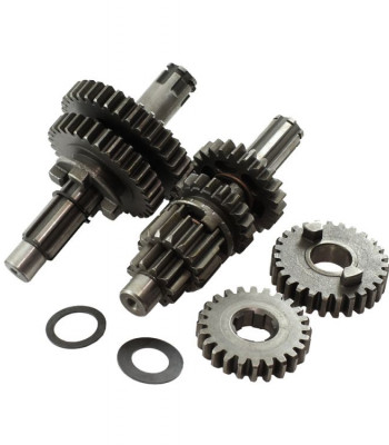 Валы КПП с шестернями 4T 139FMB (мопед) 70cc механика