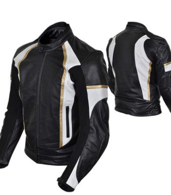 Куртка мотоциклетная кожа Hizer 542 black L