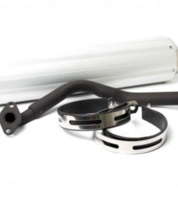 Глушитель 4T 152QMI, 157QMJ 125/150сс с коленом (колесная база 12-13") CN