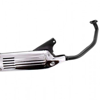 Глушитель 4T 152QMI, 157QMJ 125/150сс цельный (колесная база 12-13") CN