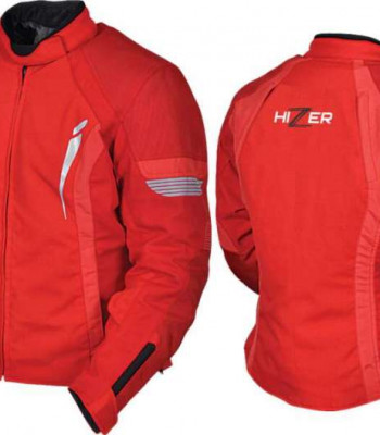 Куртка мотоциклетная женская текстиль Hizer 518 red M