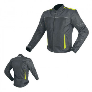 Куртка мотоциклетная текстиль Hizer AT-2310 black XL