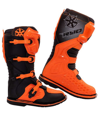 Мотоботы кросс Rio Racing MX3 Оранжевые размер 44