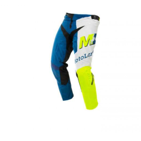 Штаны кроссовые Motoland Racing Team синие/белые/зеленые M