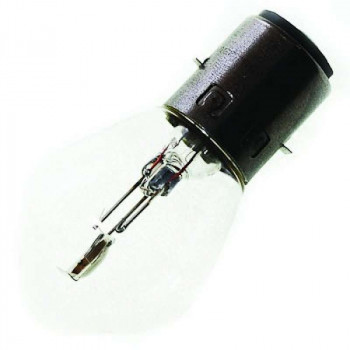 Лампа фары B35 BA20D (груша) 12V 35/35W прозрачная CN